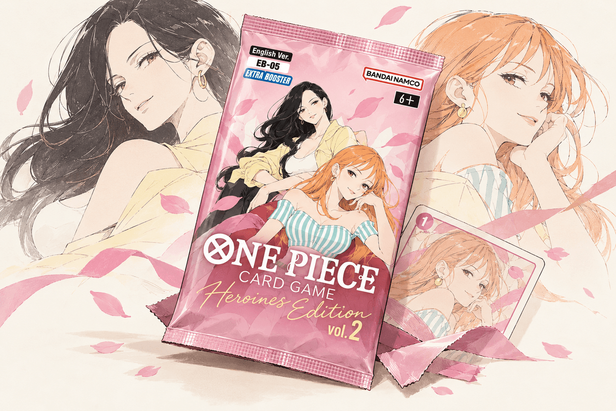 EB-05 Heroines Edition vol.2 vychází 30. 10. 2026: 75+2 karet za 4,99 dolaru za balíček